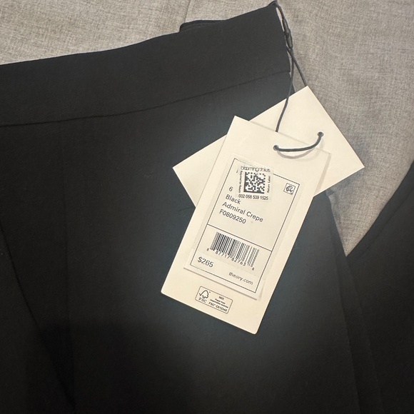 NWT Theory Ibbey Admiral Crepe Straight Pants - Size 6 - Picture 5 of 7